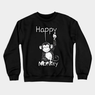 Happy Monkey Crewneck Sweatshirt